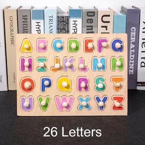 Wooden Peg Puzzle toy-insects