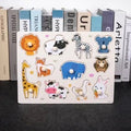 Wooden Peg Puzzle Toy-zoo animals