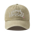 Simply Blessed baseball cap-khaki