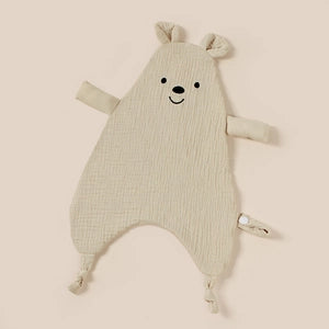 Teddy Bear Blanket with pacifier loop