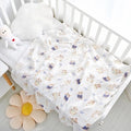 Swaddle Blanket-blue bear