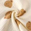 Swaddle Blanket-brown bear