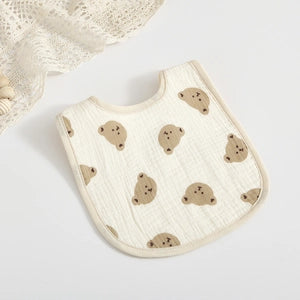 Baby Bibs 100% Cotton-bear