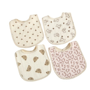 Baby Bibs 100% Cotton-heart